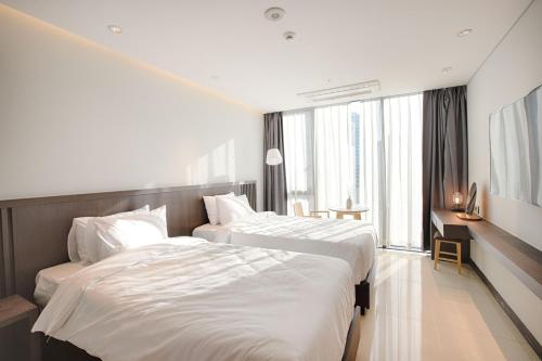 Union Hotelにあるベッド