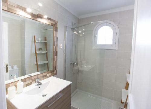 Koupelna v ubytování Apartamento SARA en el complejo Teguisol