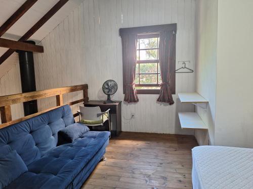 Posezení v ubytování Cabana Gramado na Praia da Ferrugem