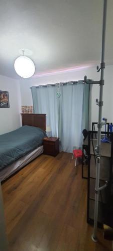 Katil atau katil-katil dalam bilik di En el mejor barrio de Reñaca