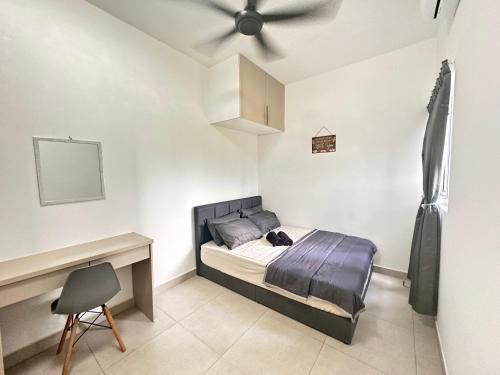 Ένα ή περισσότερα κρεβάτια σε δωμάτιο στο Messra Home Canopy Hills Bangi Kajang2