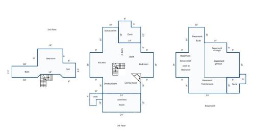 a block diagram of a house at Mt Views - Sauna - Hot Tub - Adulting - Family Fun in Massanutten