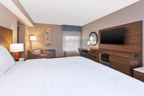 Postel nebo postele na pokoji v ubytování Hampton Inn Princeton