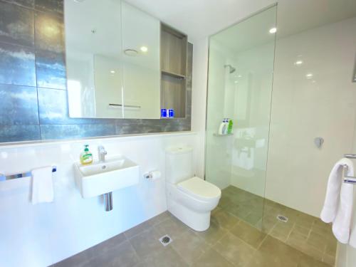 Koupelna v ubytování Premium Apartments Chatswood