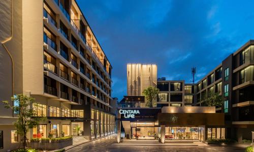 a rendering of the exterior of a building at Centara Life Hotel Bangkok Phra Nakhon in Bangkok