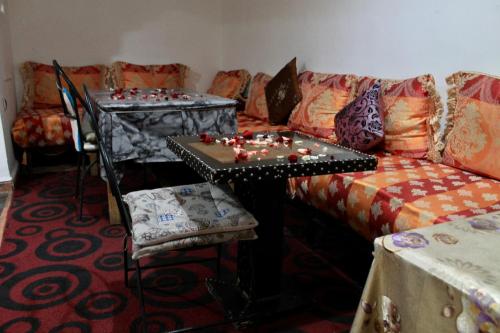 Χώρος καθιστικού στο Hostel kif kif annex