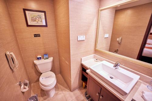 Koupelna v ubytování Jin Jiang Pacific Hotel
