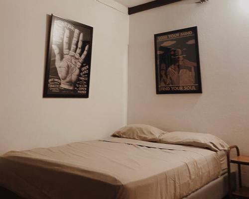 Cama o camas de una habitación en Apartamento comodo y central