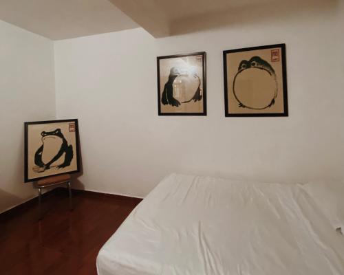 Cama o camas de una habitación en Apartamento comodo y central