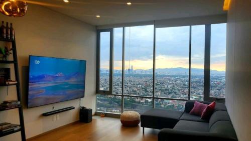 Picture Idea: Studio Penthouse Floor 32 Superb City View Mexico City Updated