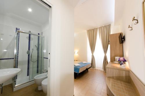Koupelna v ubytování Gemme Di Roma Accomodation