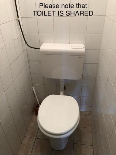 Et badeværelse på Castle View Studio