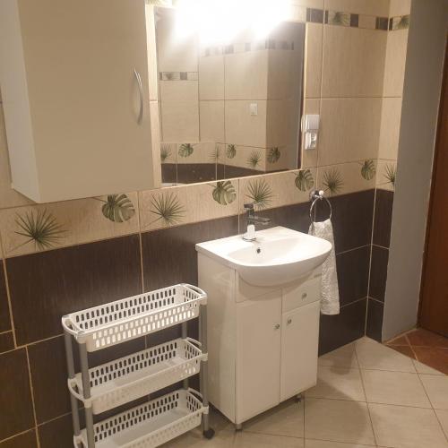Phòng tắm tại Dom pod Jodłami
