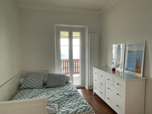 Postel nebo postele na pokoji v ubytování Charmant appartement au Vagabond