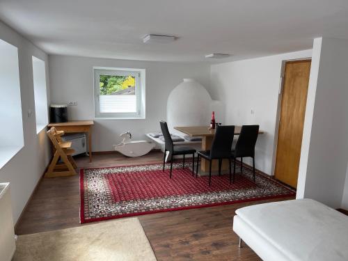 Гостиная зона в Familienfreundliches Haus mit eingezäuntem Garten