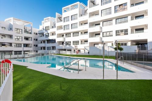 Πισίνα στο ή κοντά στο Luxury penthouse with beautiful rooftop at top location