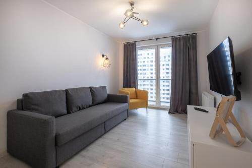 Posezení v ubytování 03 Gdynia Premium - Apartament Mieszkanie dla 4os