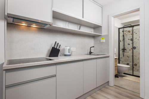 Koupelna v ubytování Apartments Penkala
