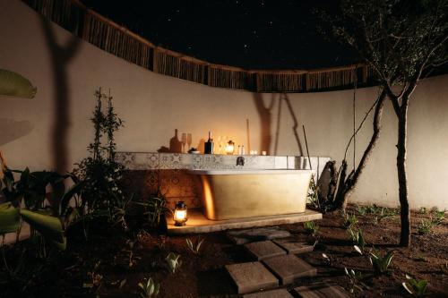 Taman di luar Safari Moon Luxury Bush Lodge
