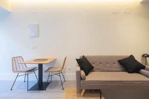 Χώρος καθιστικού στο Apartamento Presidente 4