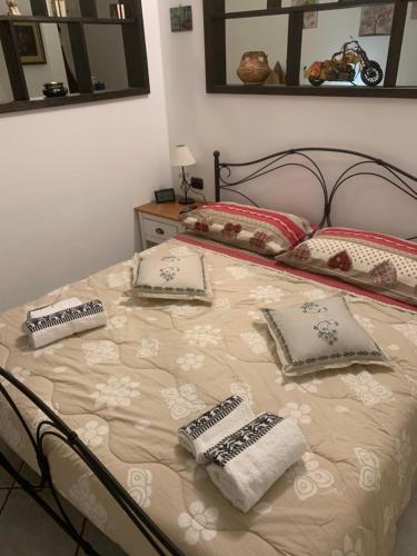 Tempat tidur dalam kamar di Sa Prenda