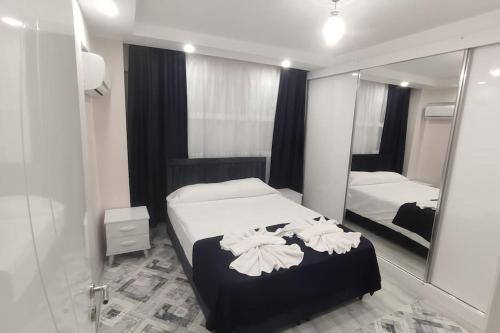 Postel nebo postele na pokoji v ubytování Engin HOME