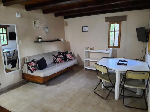 Postel nebo postele na pokoji v ubytování La Cabañita