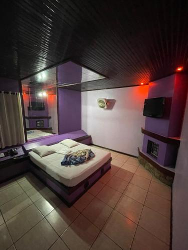 Katil atau katil-katil dalam bilik di Free Way Motel