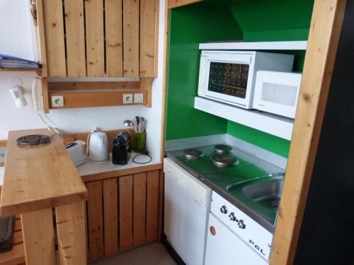 Studio confortable 5 pers avec mezzanine, accès Wifi, Les Arcs 1800