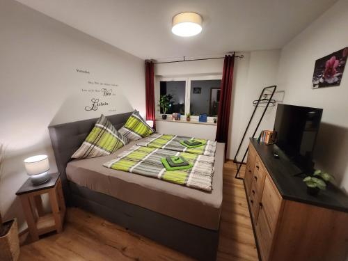 Voodi või voodid majutusasutuse FeWo Brombachsee - Sonnentag Süd toas