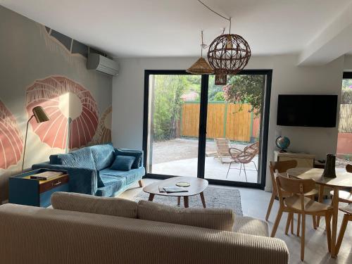 Charmant rez de jardin de villa