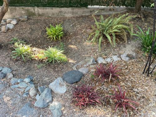 Jardín al aire libre en Charmant rez de jardin de villa