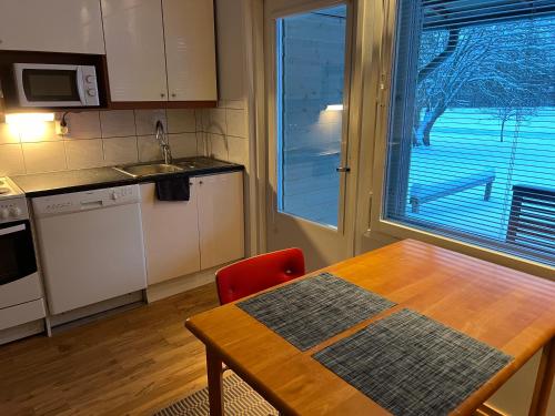 Küche/Küchenzeile in der Unterkunft AaltoStudio Alajärvi-Center