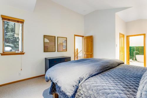 Cama o camas de una habitación en Snowy Peak Sanctuary