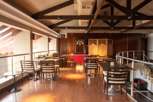 Ruang duduk di Hotel Serrano Gramado - Apto Particular 452