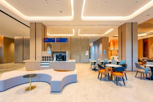 Χώρος καθιστικού στο Holiday Inn Express Haiyan by IHG