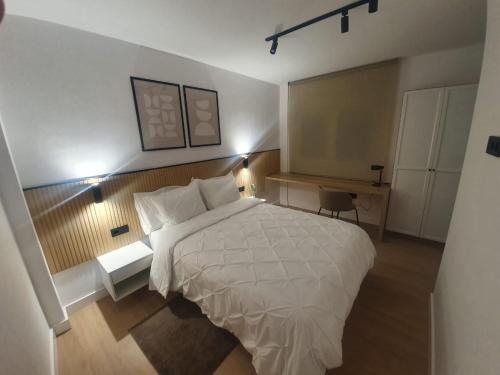 Кровать или кровати в номере Apartamento Franchy B izquierdo