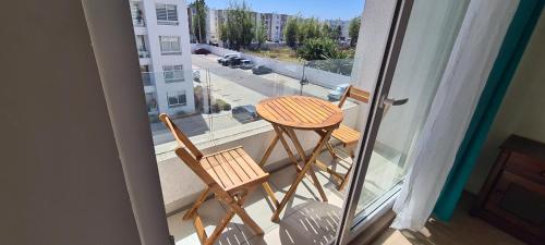 Balkón nebo terasa v ubytování HERMOSO DEPARTAMENTO LA SERENA EXCELENTE UBICACIÓN