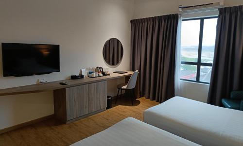 Postel nebo postele na pokoji v ubytování H Elite Design Hotel