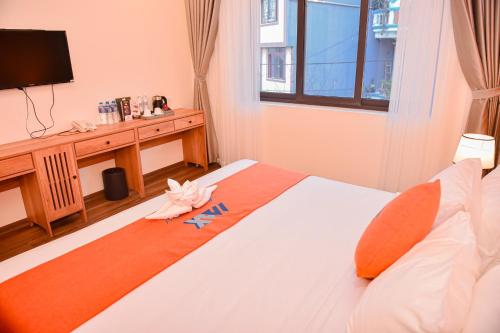 Sapa Legacy Hotelにあるベッド