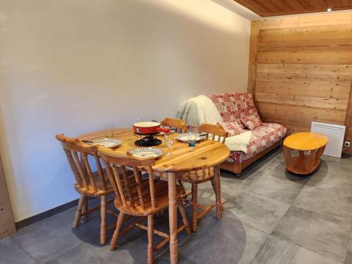 Appartement rénové Les Gets, 4 pers., balcon, parking, navette gratuite - FR-1-623-354