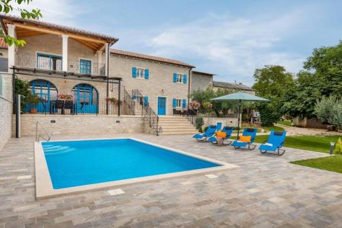 Beautiful villa Dussich in Oprtalj Novaki