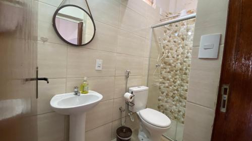 Ένα μπάνιο στο Studio 40m, Wi-fi, próximo ao centro da cidade