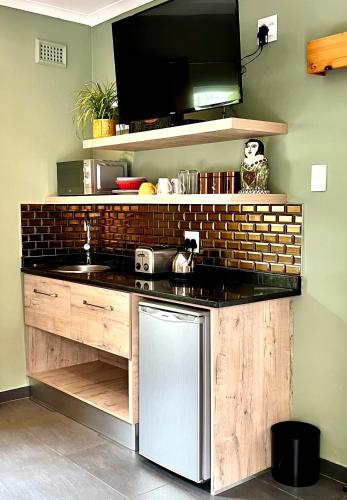 Dapur atau dapur kecil di Terebinte Bed & Breakfast