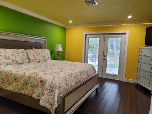 Ένα ή περισσότερα κρεβάτια σε δωμάτιο στο Vacation and party rental