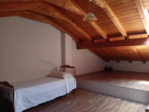 Säng eller sängar i ett rum på Villa ILIRIA