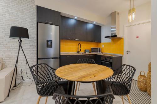 Kuchyň nebo kuchyňský kout v ubytování Garrett Premium I