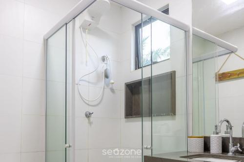 Phòng tắm tại Casa a 10min Praia São Miguel dos Milagres MDT016