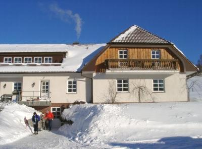 冬のHotel Zum Poppschen Gutの様子