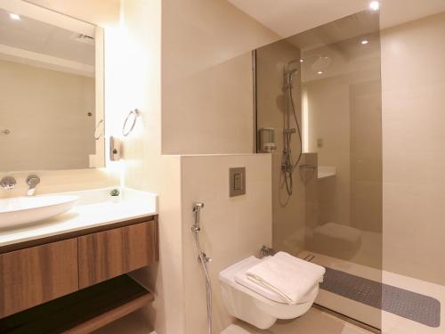 Koupelna v ubytování Elite LUX Holiday Homes - Enchanting One Bedroom Apartment in Arjan, Dubai
